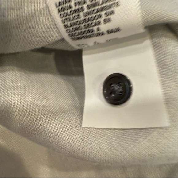 James Perse Women’s 100% LINEN Button Down Shirt Light Taupe Size M (2) NWT - Picture 11 of 12